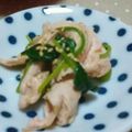 kero☆mi's cooksnap of when they made 三つ葉とささみの梅わさびおひたし.