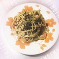 K0A9O0R8U♪'s cooksnap of when they made 鶏そぼろとほうれん草のクリームパスタ.