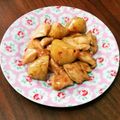 よしみるく's cooksnap of when they made 鶏胸肉とじゃがいものガーリック炒め☆.