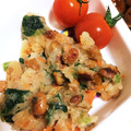 くっくはるちゃん's cooksnap of when they made 混ぜるだけの簡単納豆おやき.