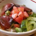 uri2215's cooksnap of when they made トマト入りトロかつお丼.