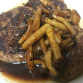 choko343's cooksnap of when they made 和風ハンバーグ　きのこの醤油ソースがけ.