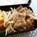 スタイリッシュママ's cooksnap of when they made 豚肉モヤシの香ばし胡麻油炒め.