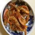 futaba8's cooksnap of when they made 油ハネしにくい？甘エビの唐揚げ♪.
