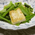 ともこキッチン's cooksnap of when they made 小松菜と豆腐のオイスター炒め.
