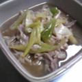 hinaたん's cooksnap of when they made 豚肉とえのきの柚子胡椒炒め.