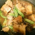 HARAASU's cooksnap of when they made 厚揚げでヘルシー♪フライパンで豚の角煮.