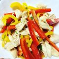 mika☆hata's cooksnap of when they made パプリカと鶏ささみのサラダ✨.