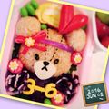 ウルトラマンゆうき's cooksnap of when they made キャラ弁♡ジャッキーのうんどうかい♬簡単.