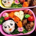 しゅー☆マミー's cooksnap of when they made 幼稚園のお弁当☆プリンセス集合☆.