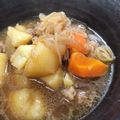 クックVI6LOP☆'s cooksnap of when they made ごはんのおかずにぴったり！肉じゃが風.