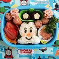 そうちゃんﾏﾏ's cooksnap of when they made キャラ弁！にこにこパンチで♪おむすびまん.
