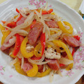 ゆーこリン♡'s cooksnap of when they made ソーセージと野菜の粒マスタード炒め.