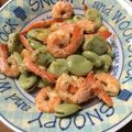 コモろん's cooksnap of when they made 海老とそら豆のハーブソテー♪.