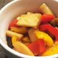 やんちも's cooksnap of when they made デリ風✿パプリカとエリンギのトマ生姜炒め.