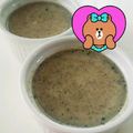 つよまり's cooksnap of when they made レンジでなめらか黒胡麻きな粉豆乳ぷりん。.