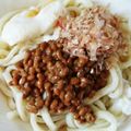 クックUL8OCM☆'s cooksnap of when they made 納豆の冷やしうどん.