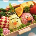 3chan。's cooksnap of when they made セサミストリート♪バート＊キャラ弁.