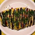 ako❀'s cooksnap of when they made ヘルシー簡単！もやし豚平焼き！おつまみ.