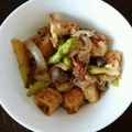 ｍｉｚｋａｎ's cooksnap of when they made アスパラキャベツと厚揚げのマヨポン炒め.