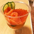 しなぺころーる's cooksnap of when they made 簡単オードブル✨季節の野菜と刺身のジュレ.