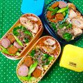 ふたごゆき's cooksnap of when they made お弁当やおかずにアスパラと魚肉ソーセージ.