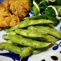 ハモニコ's cooksnap of when they made おつまみに簡単♪枝豆のごま油炒め.