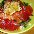mai0303mai's cooksnap of when they made 簡単☆漬けマグロの山かけ丼☆.