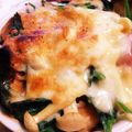 kazuuuamtg's cooksnap of when they made TKP卵かけパン★キッシュ風残り物で簡単.