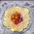クックほのママ☆'s cooksnap of when they made 簡単な和風味の生ズッキーニのサラダ.