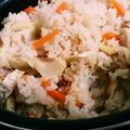 mokecocco's cooksnap of when they made タケノコの炊き込みごはん.