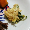Yuzuksc's cooksnap of when they made にらと水菜の卵とじ.