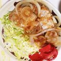 ☆しらたま。's cooksnap of when they made 漬け込み不要！お肉やわらか豚肉生姜焼き.