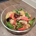 sunita's cooksnap of when they made 鶏肉とナスとカラーピーマンの甘酢あんかけ.