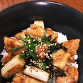 ファミ姉's cooksnap of when they made ＊お肉やわらか！梅照り焼き鶏丼＊.
