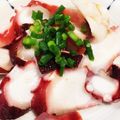 カメ姫☆'s cooksnap of when they made 簡単☆タコのカルパッチョ.