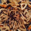 zuboramam's cooksnap of when they made 牛蒡と蓮根のきんぴらごぼう.