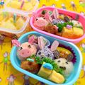 ｊｕｎ＊ｊｕｎ＊'s cooksnap of when they made キャラ弁に☆マステで簡単！！動物おにぎり.