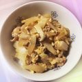 K0A9O0R8U♪'s cooksnap of when they made 豚肉と白菜の卵丼.