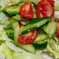 Sacchamm's cooksnap of when they made 簡単☆トマトときゅうりの中華和え.