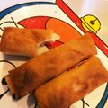 むうにゃんとゆう's cooksnap of when they made おつまみにチーズ&おもちの春巻きステック.