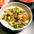 mana☆タートル's cooksnap of when they made ★簡単★大豆と豚挽肉の味噌炒め.