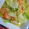 ほもさぴくろまによん's cooksnap of when they made 簡単！えびとキャベツのアヒージョ.