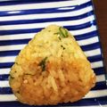 cookみぃ's cooksnap of when they made ＊ごま油香る♪じゃこ醤油焼きおにぎり＊.