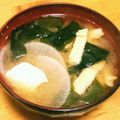 どんがらがっしゃっん's cooksnap of when they made 大根＆油揚げ＆若芽のお味噌汁.