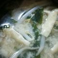 かぴーな's cooksnap of when they made もやしと油揚げとわかめの味噌汁.