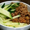 ｱｲﾗﾌﾞｽｲｰﾂ's cooksnap of when they made こんにゃく麺でジャージャー麺.