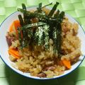 ようこ1220's cooksnap of when they made ホタルイカとキノコの炊き込みご飯.