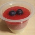 冬月莉's cooksnap of when they made いちご＆ミルクの２色ぷりん｡˚✩.