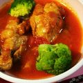 くまこ34's cooksnap of when they made 圧力鍋でお肉柔らか！手羽元のトマト煮.